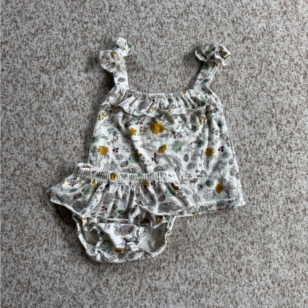 5/$25 Kit + Pearl Baby Girl 2-Piece Floral Outfit